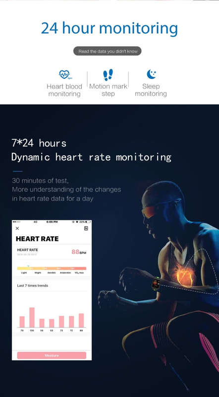 P68 Smart Watches Heart Rate Monitor Blood Pressure Activity Tracker