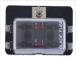 4 Way Fuse holder with LED
