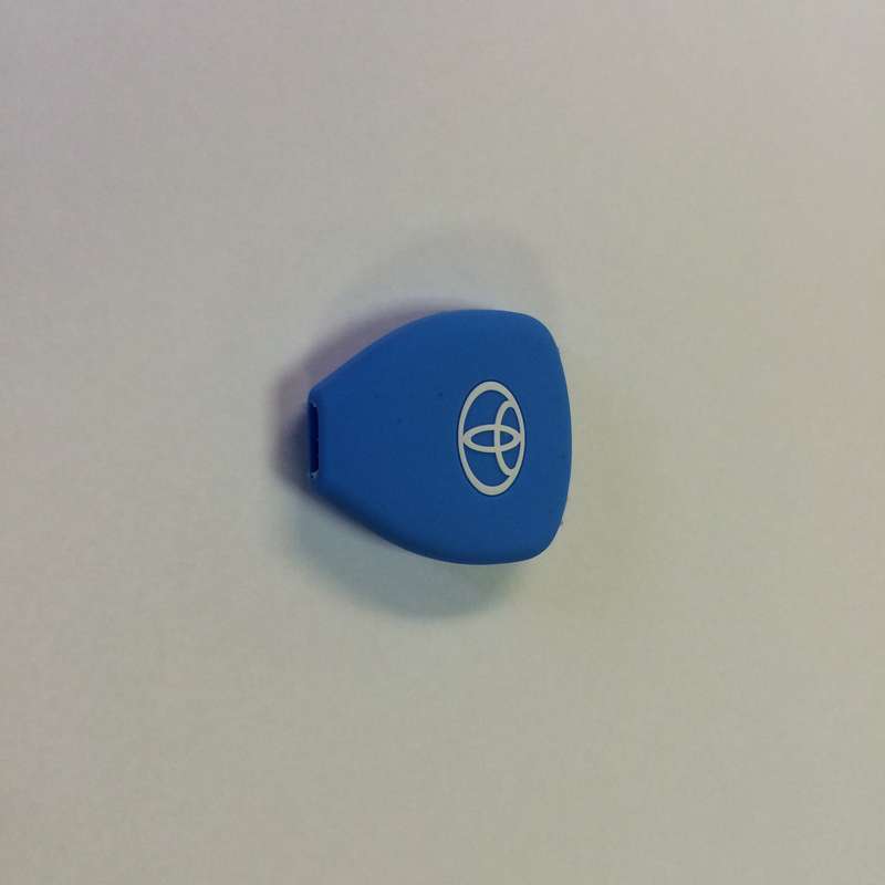 SILICONE KEY COVER FOR TOYOTA KEYS - BLUE