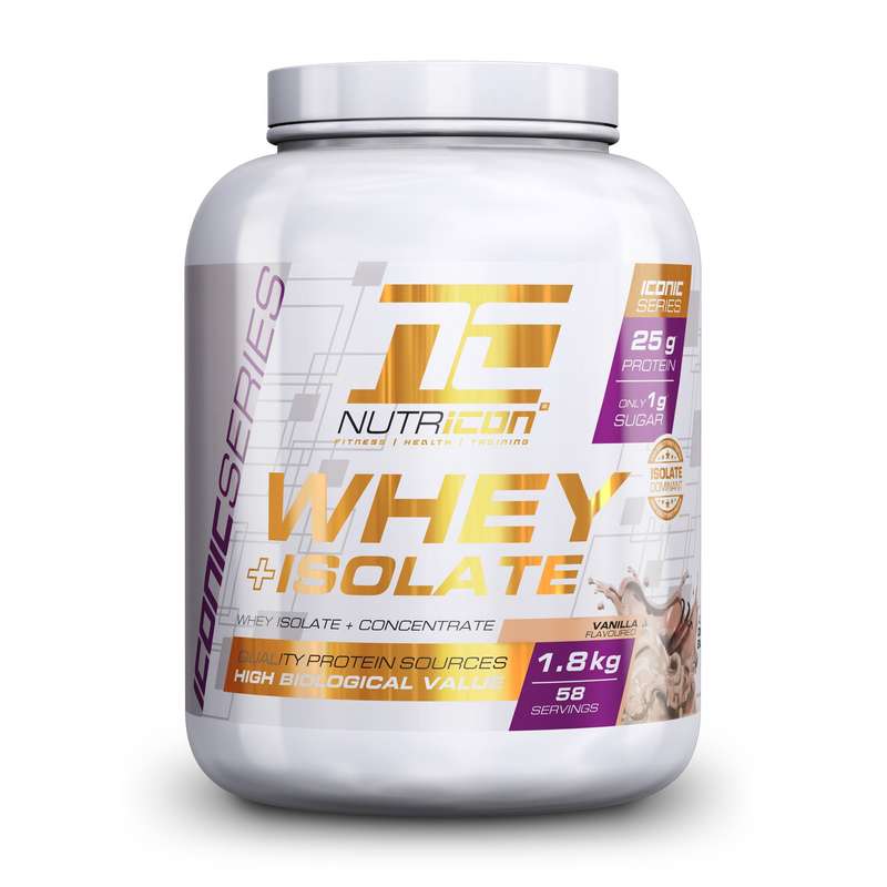 Nutricon - Whey + Isolate Protein - Vanilla - 1.8kg