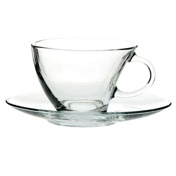 12 Piece Turkish Teacups with Handles and Saucer Set