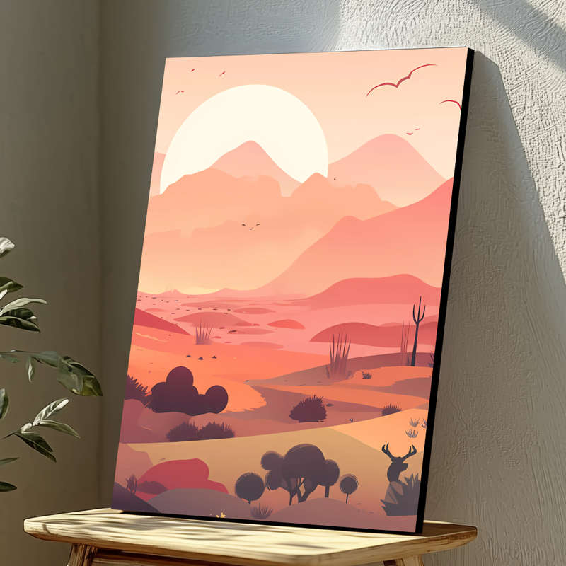 Mounted Wall Art Decor Print - Vibrant, Elegant and Ready to Hang