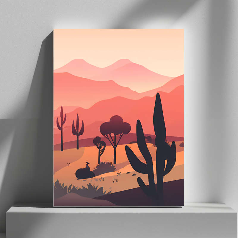 Mounted Wall Art Decor Print - Vibrant, Elegant and Ready to Hang