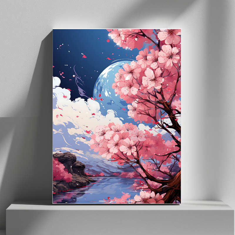 Mounted Wall Art Decor Print - Vibrant, Elegant and Ready to Hang