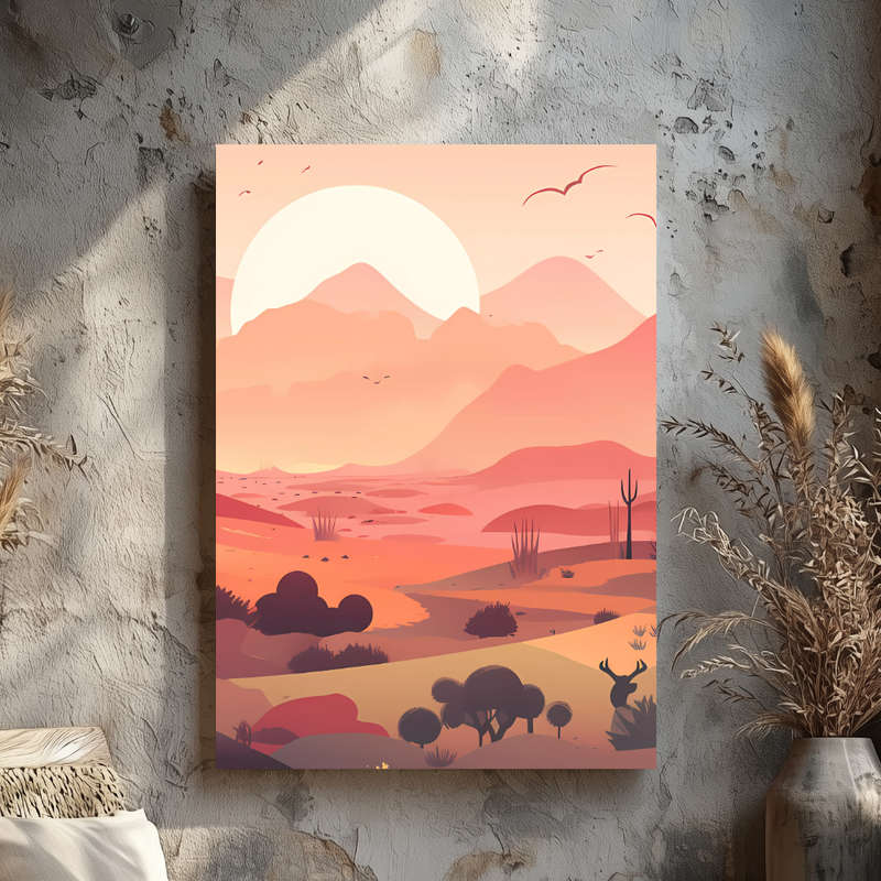 Mounted Wall Art Decor Print - Vibrant, Elegant and Ready to Hang