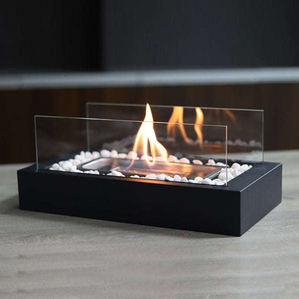 Bio-Ethanol Fireplace - Portable Indoor Outdoor Mini Tabletop Bio-Ethanol Fireplace