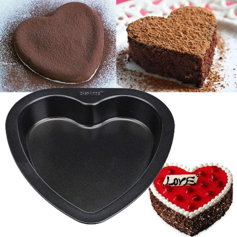 Cake Mould Pan - Heart Shape Carbon Steel Cake Mould Pan