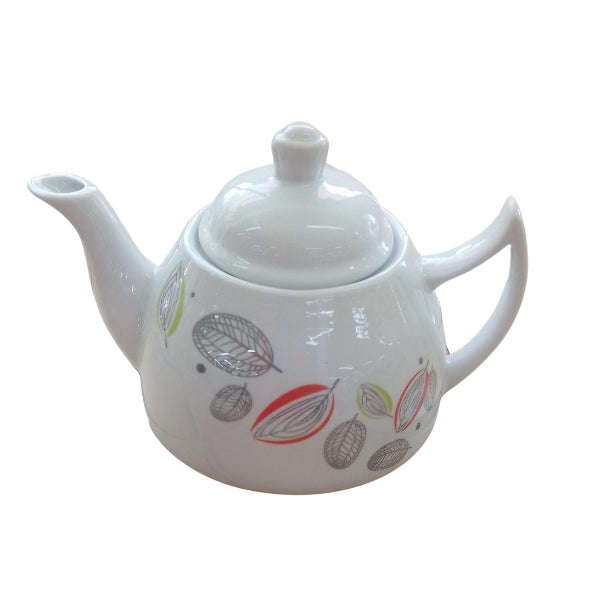 Stylish Design Porcelain Teapot with Tea Infuser