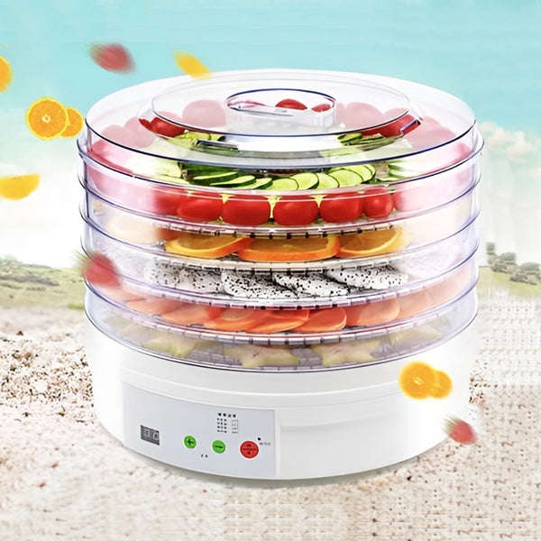 Food Dehydrator Machine - Portable 5 Tray Food Dryer Dehydrator Machine