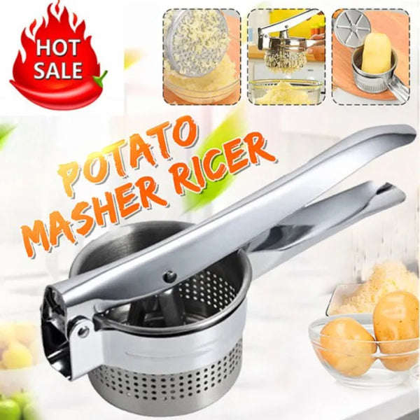 Stainless Steel Potato Ricer Masher  - Multiâfunction Stainless Steel Food Ricer Masher Fr...Stainle