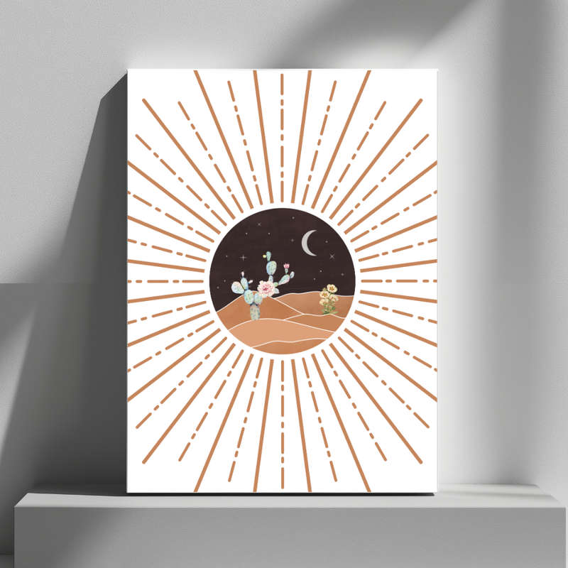 Mounted Wall Art Decor Print - Vibrant, Elegant and Ready to Hang