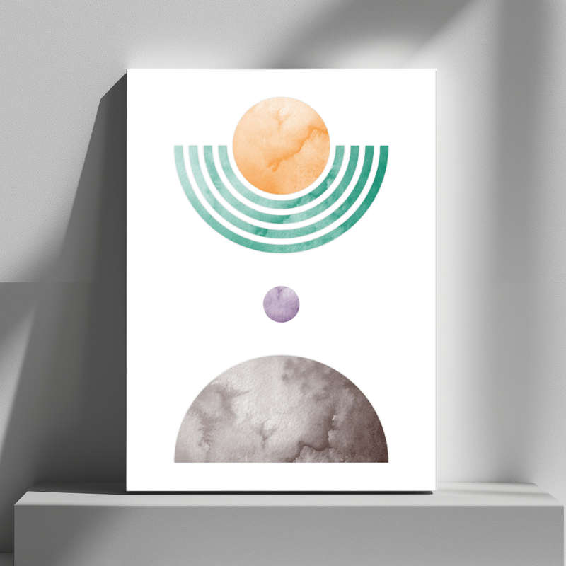 Mounted Wall Art Decor Print - Vibrant, Elegant and Ready to Hang