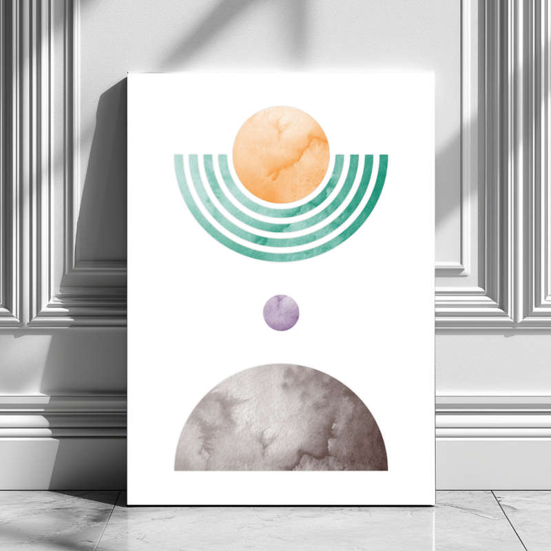 Mounted Wall Art Decor Print - Vibrant, Elegant and Ready to Hang
