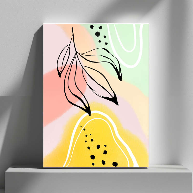 Mounted Wall Art Decor Print - Vibrant, Elegant and Ready to Hang