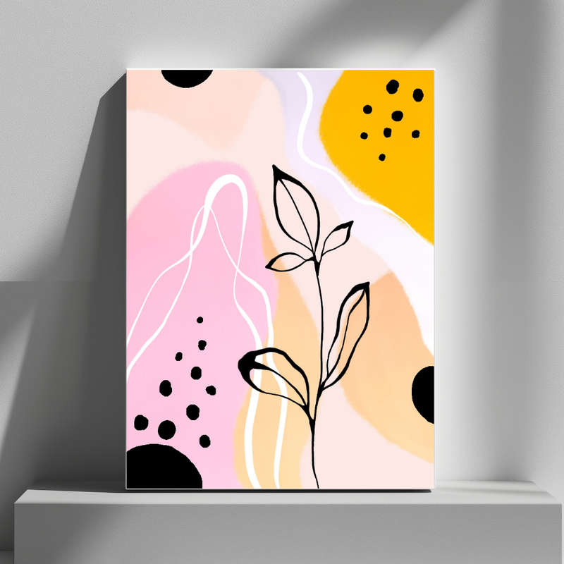 Mounted Wall Art Decor Print - Vibrant, Elegant and Ready to Hang