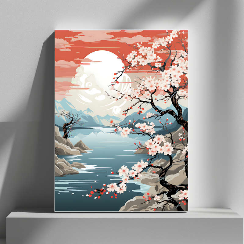 Mounted Wall Art Decor Print - Vibrant, Elegant and Ready to Hang