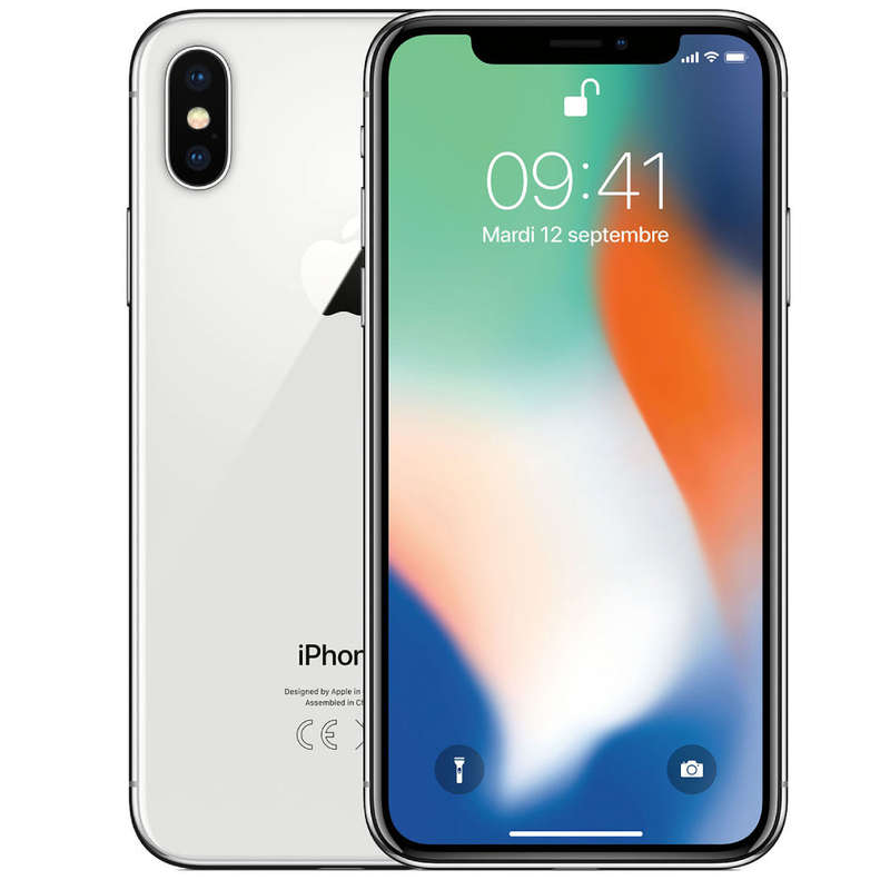 Apple iPhone X 64GB - CPO - Silver