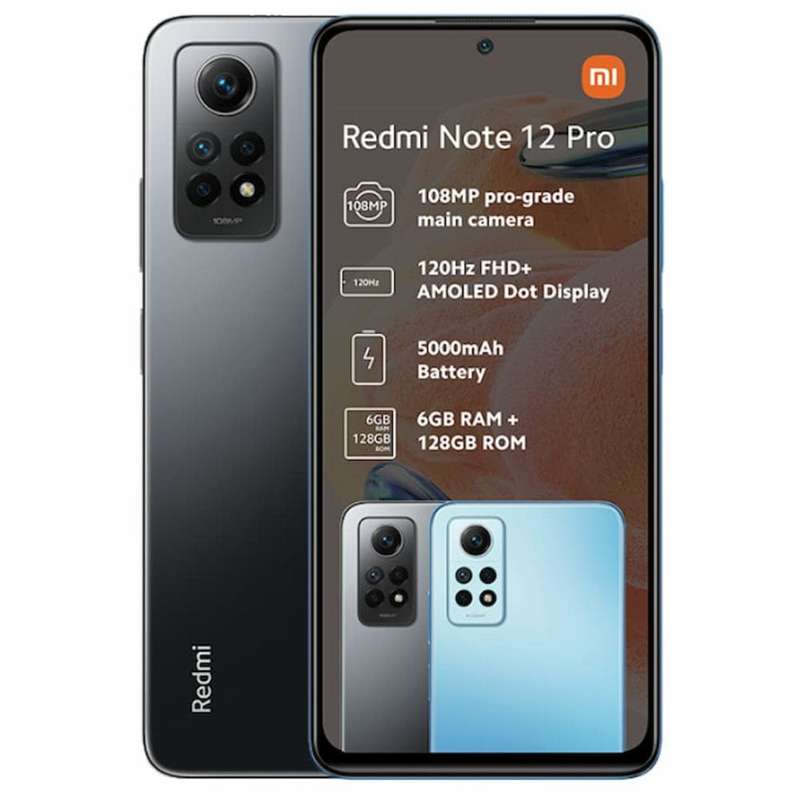 Xiaomi Redmi Note 12 Pro 128GB Dual Sim - Grey