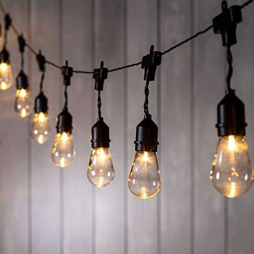 Outdoor Solar Powered 10 - Bulb Globe String Light - 5M