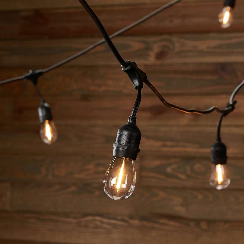 Outdoor Solar Powered 10 - Bulb Globe String Light - 5M