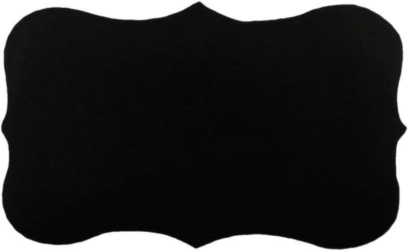 55pc Waterproof Blackboard Label Sticker