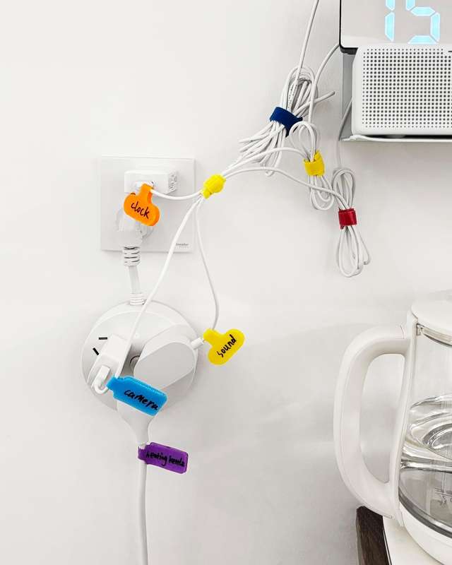 Easy-to-Write Cable Labels - 32 Pack
