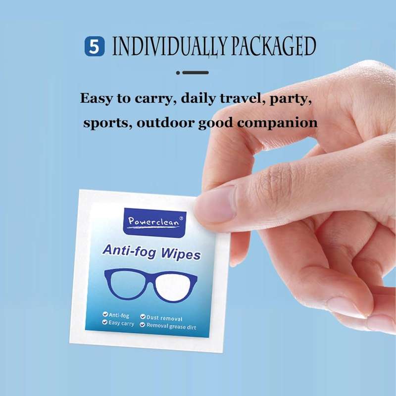 Powerclean Anti-Fog Wipes