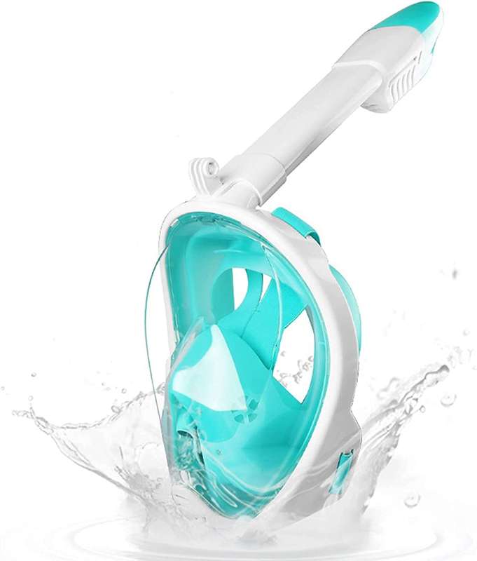 Panoramic View Full Face Snorkel Mask