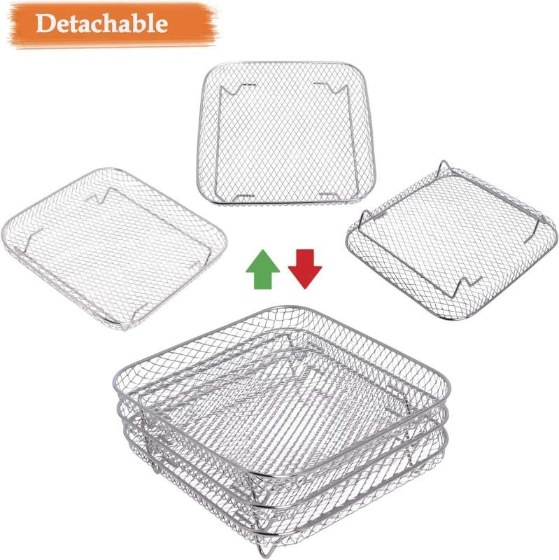 3 Tier Air Fryer Stainless Steel Rack