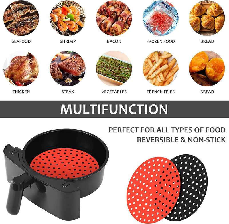 EasiClean Reusable Air Fryer Mat -Round