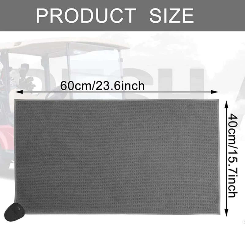 Golf Magnetic Microfiber Cleaning Towel