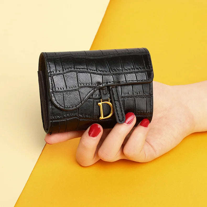 PU Croc Leather Style Women's Multi Card Wallet