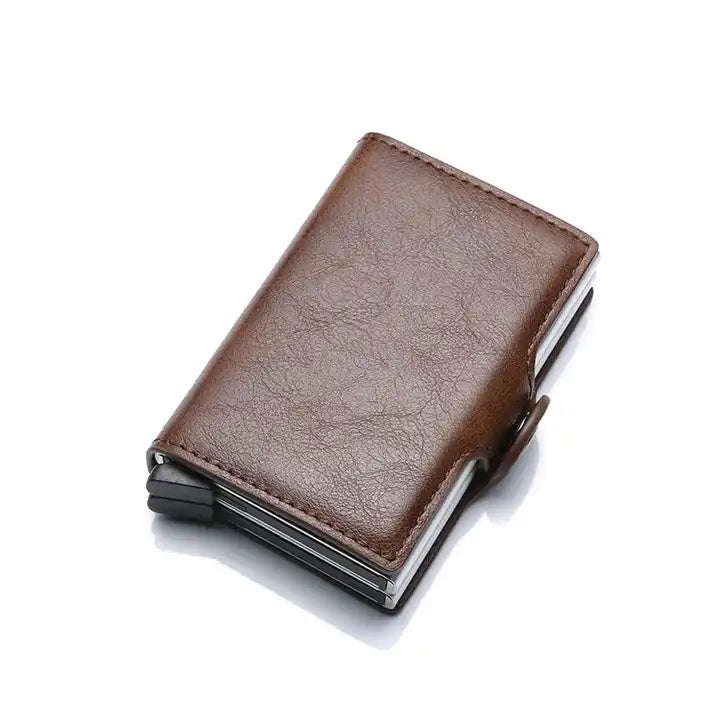 Double Aluminium RFID Card Wallet Holder