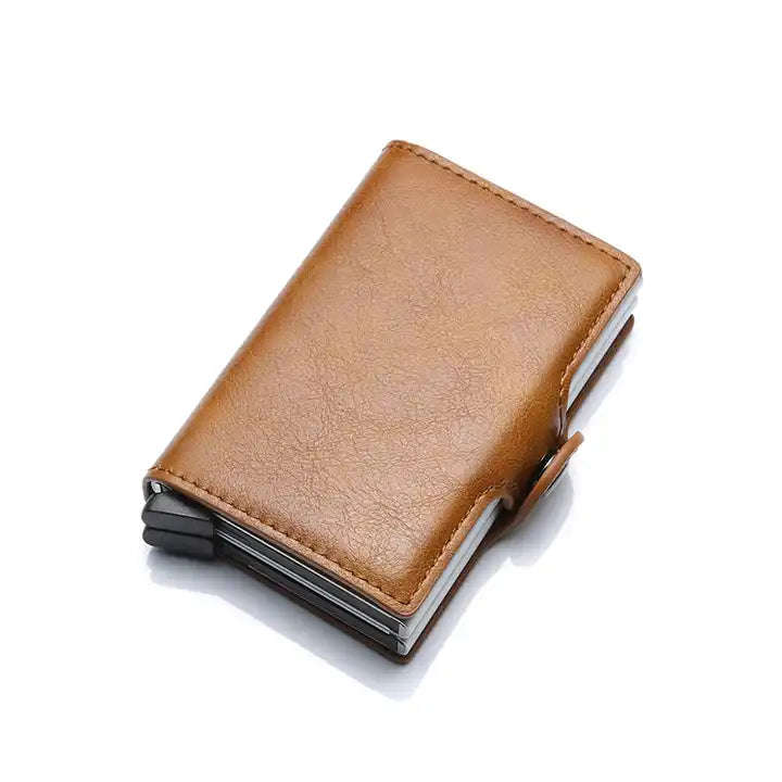 Double Aluminium RFID Card Wallet Holder