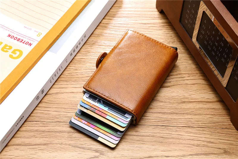 Double Aluminium RFID Card Wallet Holder