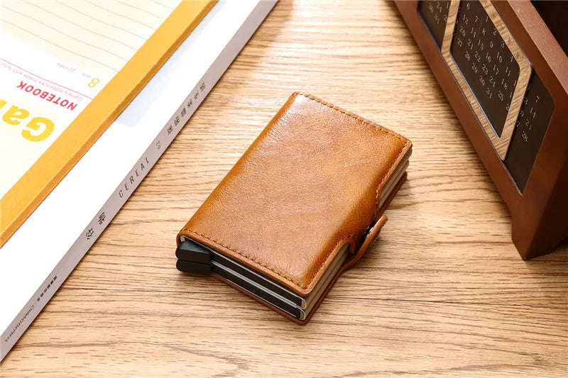 Double Aluminium RFID Card Wallet Holder
