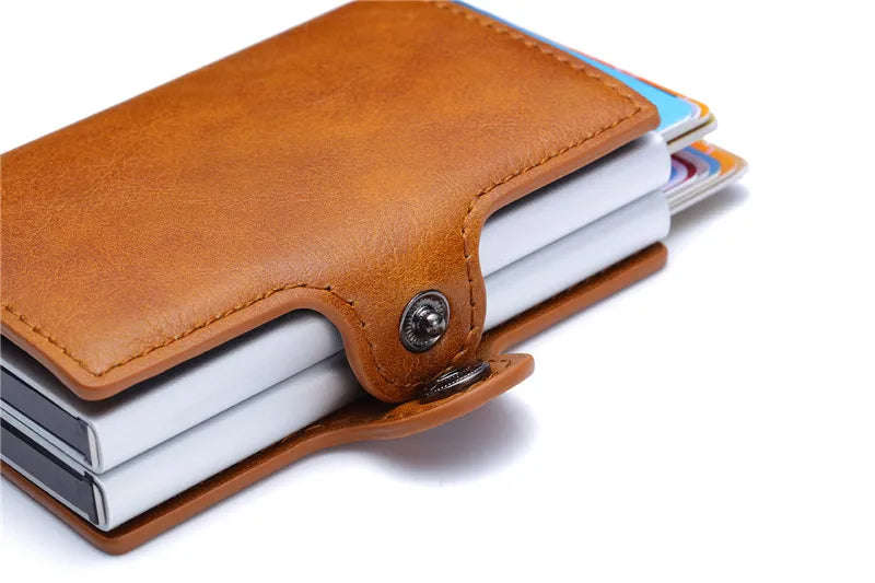 Double Aluminium RFID Card Wallet Holder
