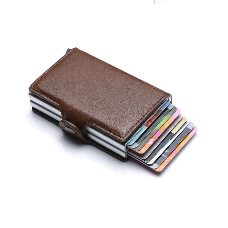 Double Aluminium RFID Card Wallet Holder