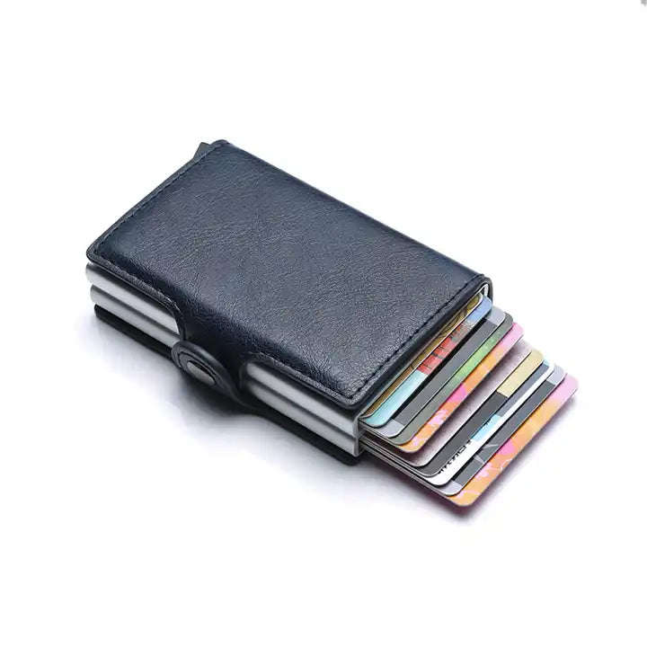 Double Aluminium RFID Card Wallet Holder