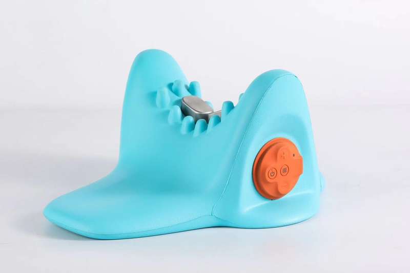 EMS Heat Vibrating Back & Neck Massage Pillow
