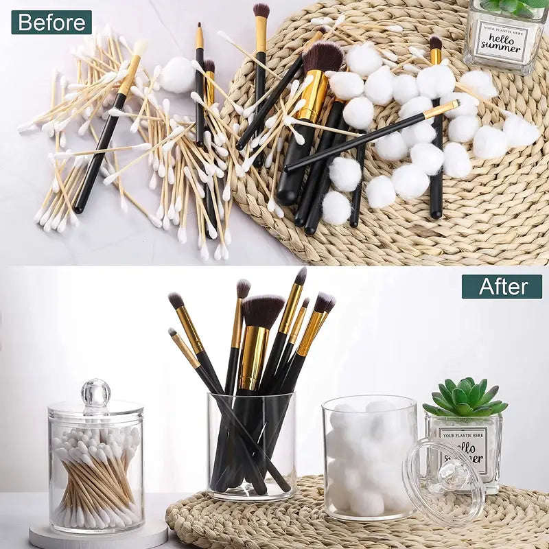 Cosmetic Cotton Pads Storage Dispenser