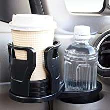 2 in 1 Rotating Car Cup Holder Expander