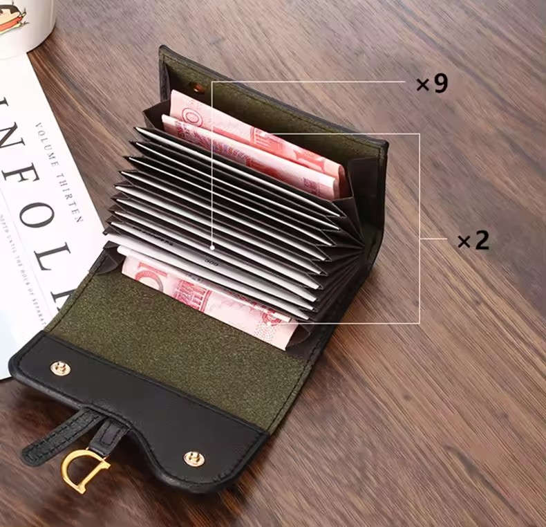 PU Croc Leather Style Women's Multi Card Wallet