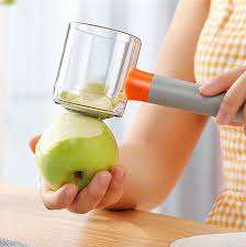 Multi-function Hangable Vegetable Fruit Collect Cup Peeler