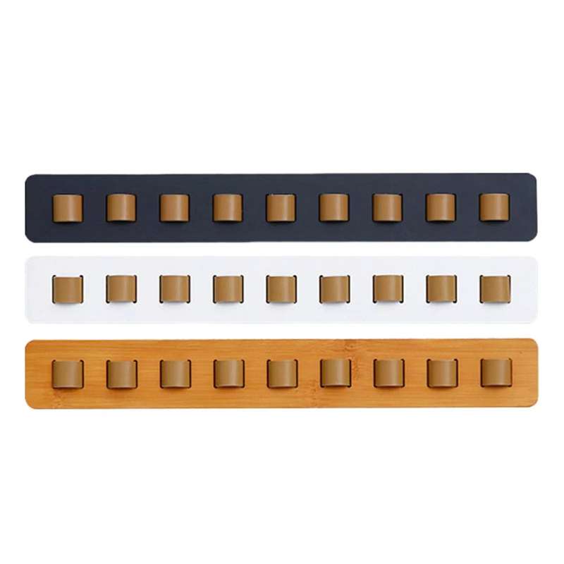 Bamboo Wall Mounted Sunglasses Organizer