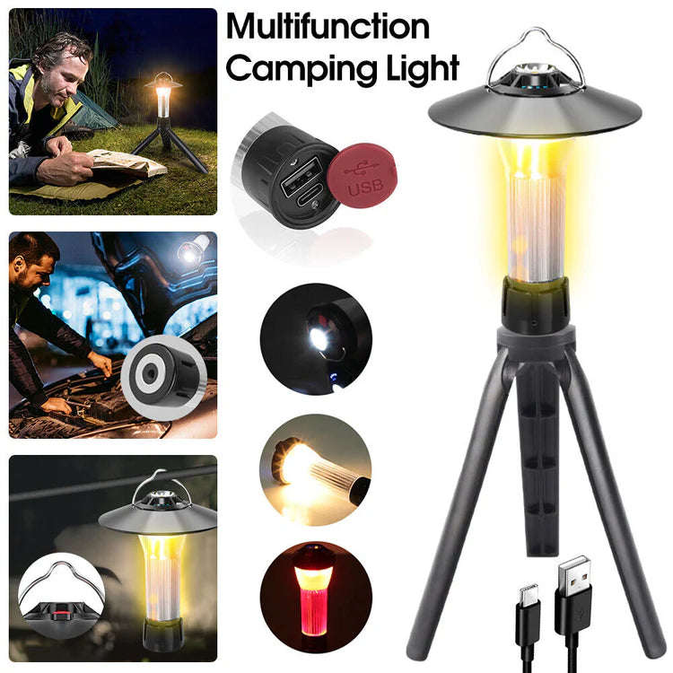 Portable Rechargeable LED Flashlight