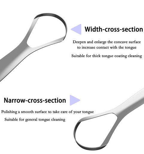 Stainless Steel Surgical Grade Tongue Scrapper