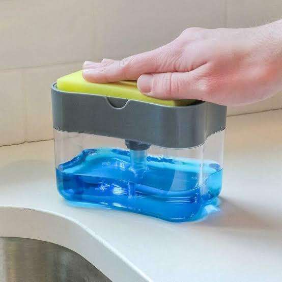 Soap Pump And Sponge Caddy