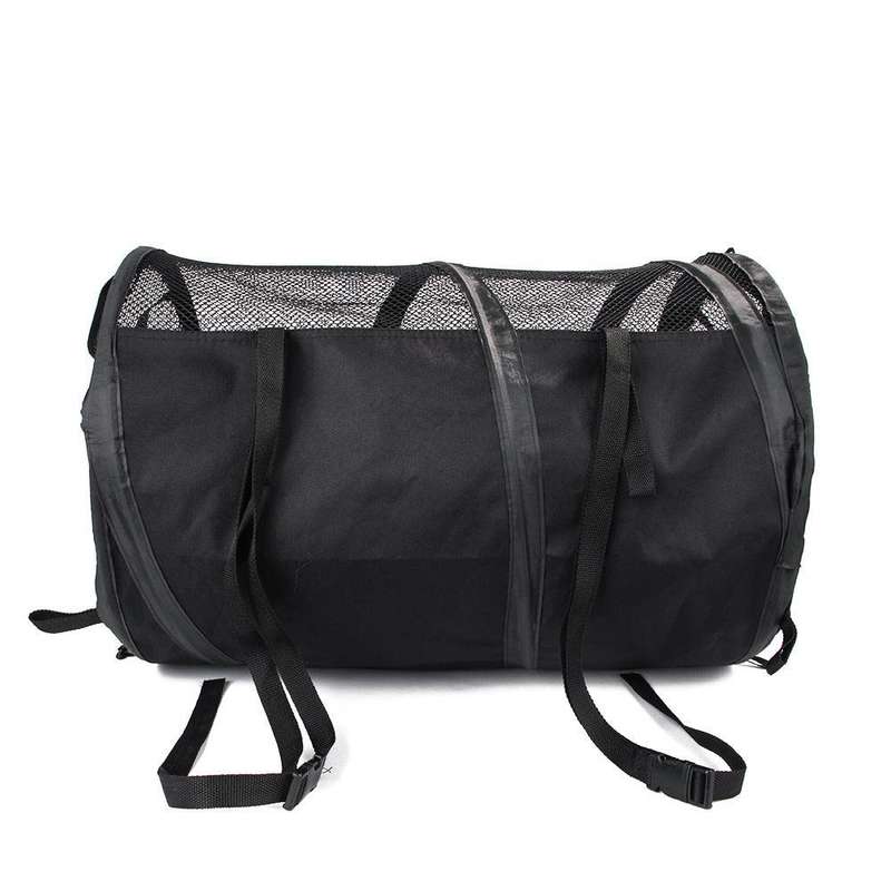 Foldable Pet Car Carrier and Tent Keeps Fur Contained - Large