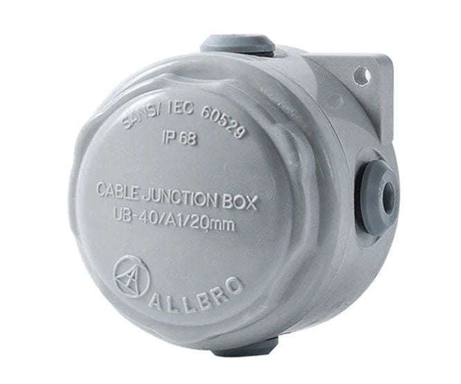Junction box ub40/a1/20 round 83x115 040-702